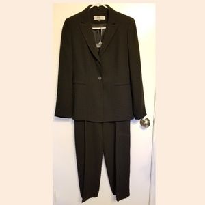 Tahari black suit